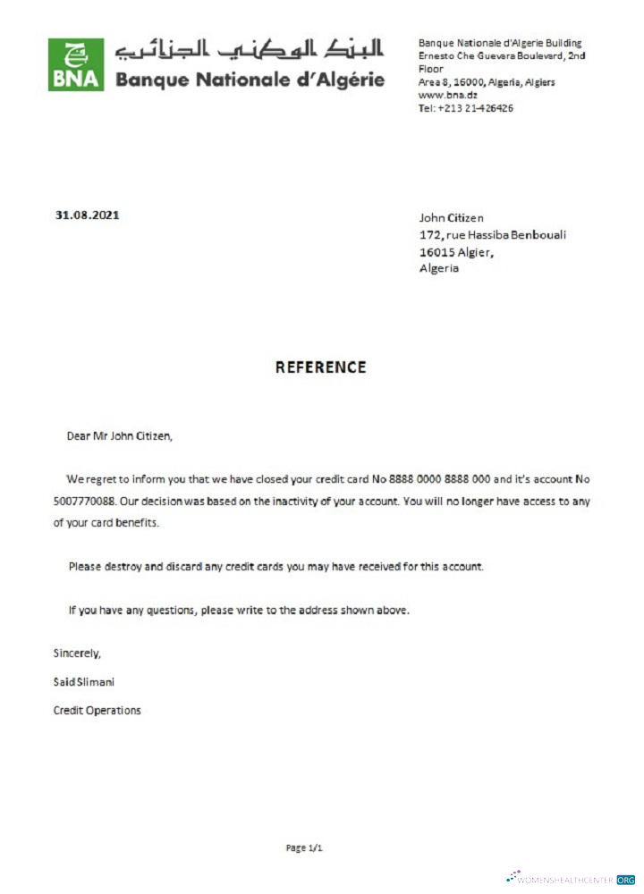 Download Algeria Banque nationale closure reference Photoshop template